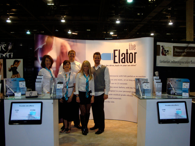 THE ELATOR EXHIBITS IN LAS VEGAS DURING THE ANNUAL ANE SHOW