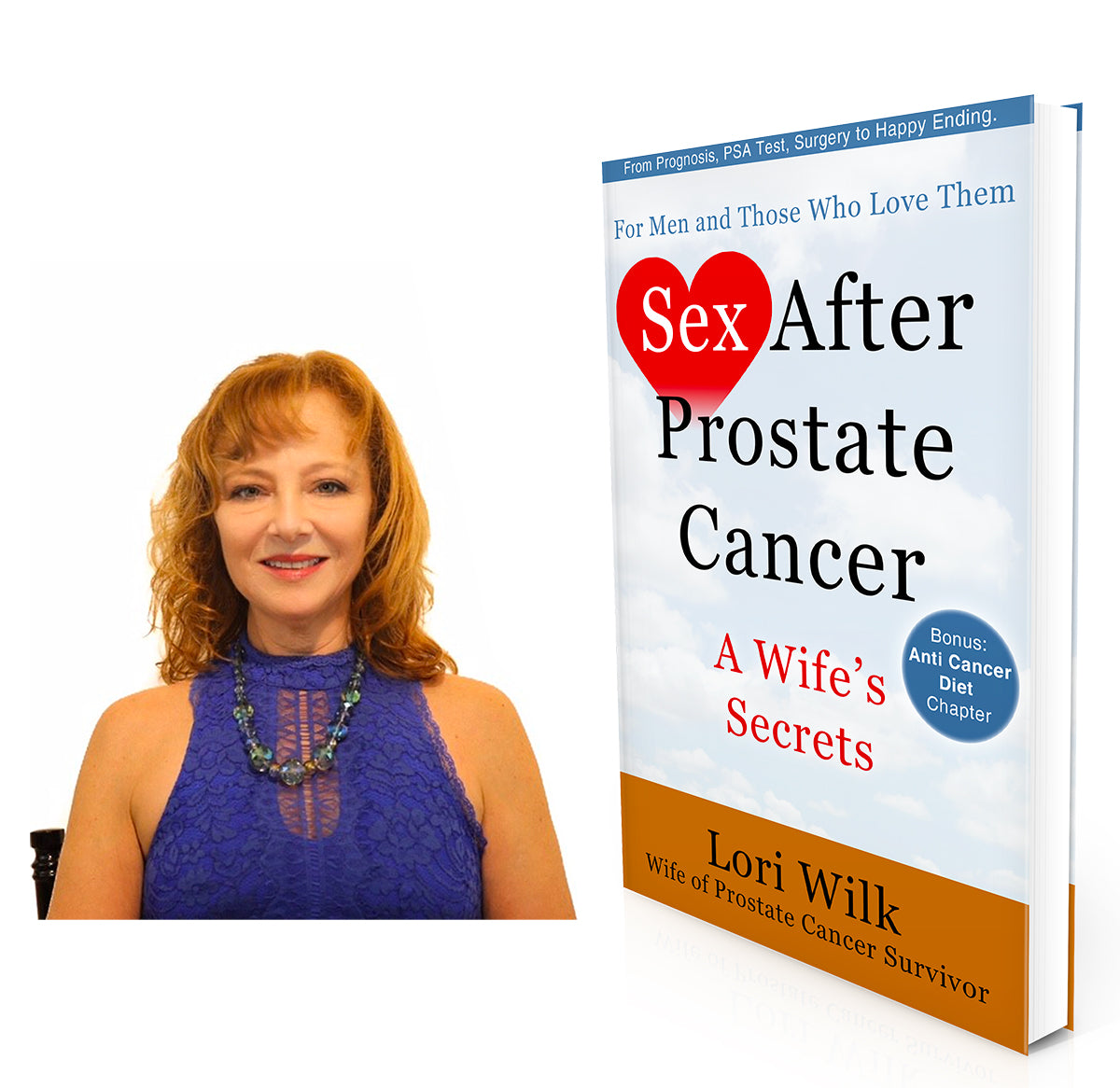 LORI WILKS THE AUTHOR OF SEX AFTER PROSTATE CANCER INTERVIEWS MARK SCHNEIDER THE CEO OF THE ELATOR