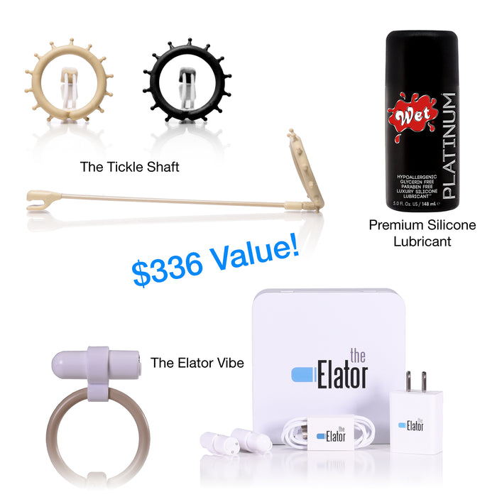 Elator Vibe, Tickle Shaft and Lubricant SEPTEMBER SPECIAL!