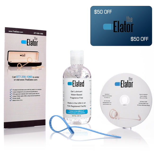 Info Pack With Lubricant (Shipped FedEx 2 Day Shipping - USA Only) and $50 Off The Full Elator - $100 Value!